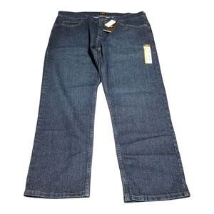NWT Lee Dark Blue Jeans Shade Regular Straight 5 Pocket 38x29